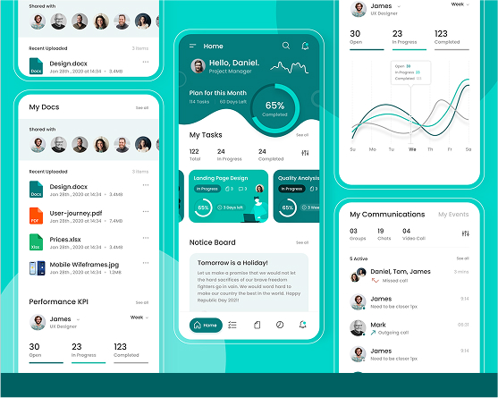 Mobile App UI/UX Design